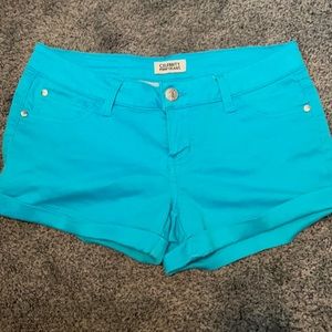 Bright blue jeans for sale!